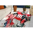 thumbnail image 1 of Rice Rug, Office Decor Rug, Printed Painting Rug, Easy to Clean Rugs, Hallway Rugs, Rice Rug, Motivational Rug, Office Decor Rug, Red Rug, 2.3'x3.3' - 70x110 cm, 1 of 8