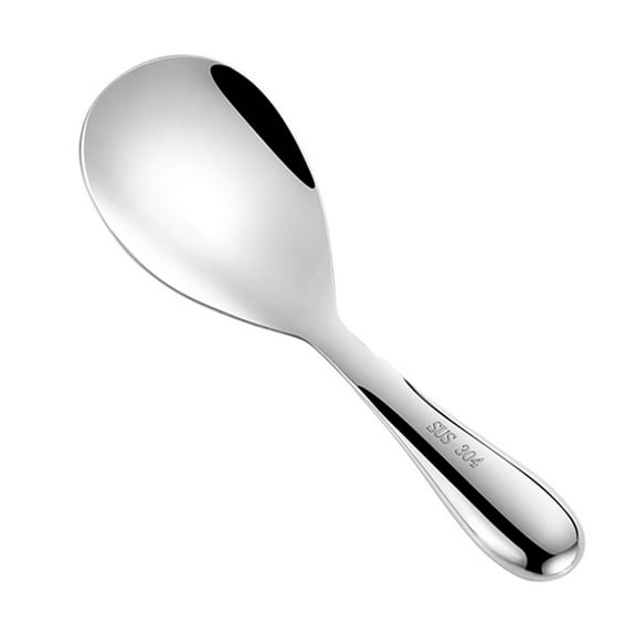 Rice Serving Spoon Stainless Steel Rice Paddle Scoop Spoon Soup Vegetables Spoon