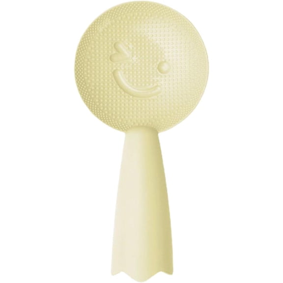 Rice Spoon | Cute Smiling Face Rice Serving Spatula | Non Stick Rice Paddle with Long Handle, Stand Up Serving Rice Shove for Kitchen Restaurant