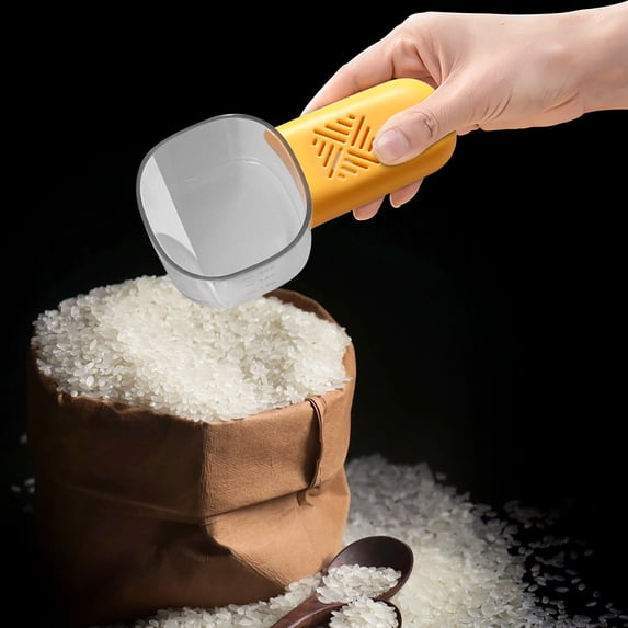 Rice Spoon, Kitchen Measuring Tool, Multi-Functional Design for Scooping and Portioning, Ideal for Cereal, Flour, and Dry Goods Storage, Home Cooks and Meal Preppers