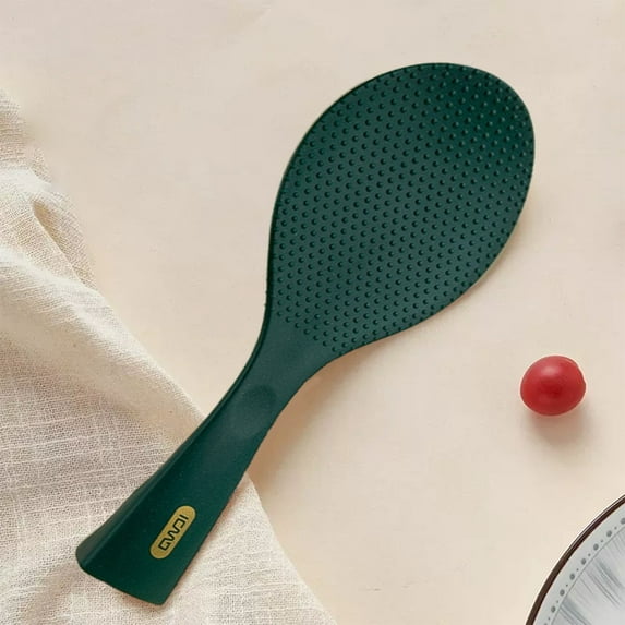 Rice Spoon for Rice Cooker, 1-piece Non-stick Paddle with Hanging Hole, Heat Resistant & Dishwasher Safe for Easy Cleaning, Ideal for Stirring Rice, Potatoes, and Cheese in Home Kitchens