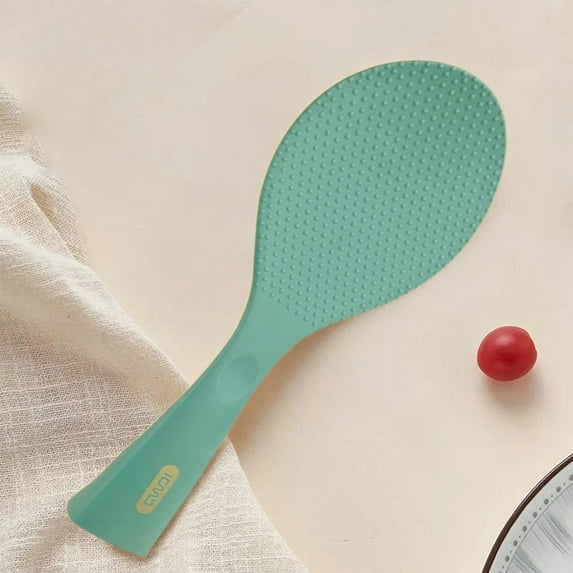 Rice Spoon for Rice Cooker, 1-piece Non-stick Paddle with Hanging Hole, Heat Resistant & Dishwasher Safe for Easy Cleaning, Ideal for Stirring Rice, Potatoes, and Cheese in Home Kitchens