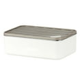 Rice Storage Container 1200ml Portable Lunch Container Tiered Stainless