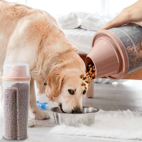 Rice Storage Container Flour Storage Bin White Plastic Airtight Lid Food Storage Boxes for Dog Pet Food Cereal Grain Dry Food