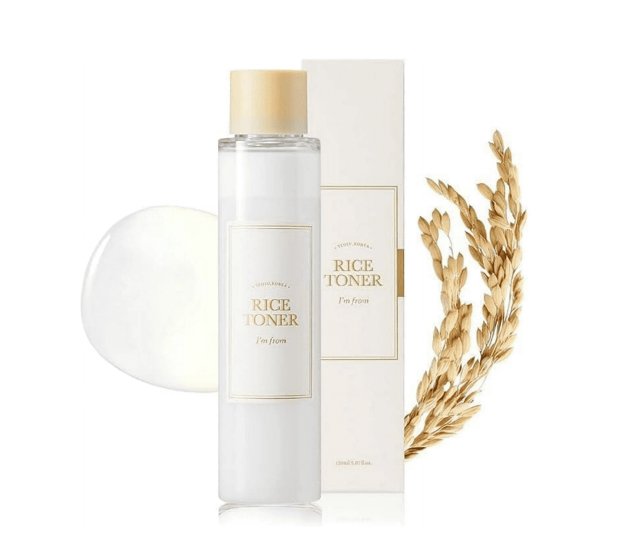 I'm From Rice Toner 5.07 Ounces 77.78% Rice Extract Based Shine Moisturizing For Dry Skin Vegan K Beauty Toner 150ml Based Shine Moisturizing for Dry Skin Beauty Toner