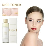 Rice Toner,Rice Extract from Korea, Glow Essence with Niacinamide, Hydrating for Dry Skin, Vegan, Alcohol Free, Fragrance Free, Beauty Toner, 5.07 Fl Oz,1PC