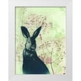 thumbnail image 1 of Rice, Trudy 25x32 White Modern Wood Framed Museum Art Print Titled - Wild Rabbit, 1 of 4