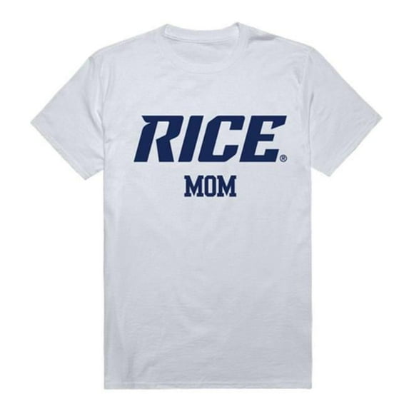 Rice University College Mom T-Shirt, White - Large