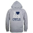 thumbnail image 1 of Rice University I Love Hoodie, Heather Grey - Extra Large, 1 of 1