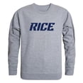 thumbnail image 1 of Rice University Men GameDay Crewneck Sweatshirt, Heather Grey - Small, 1 of 1