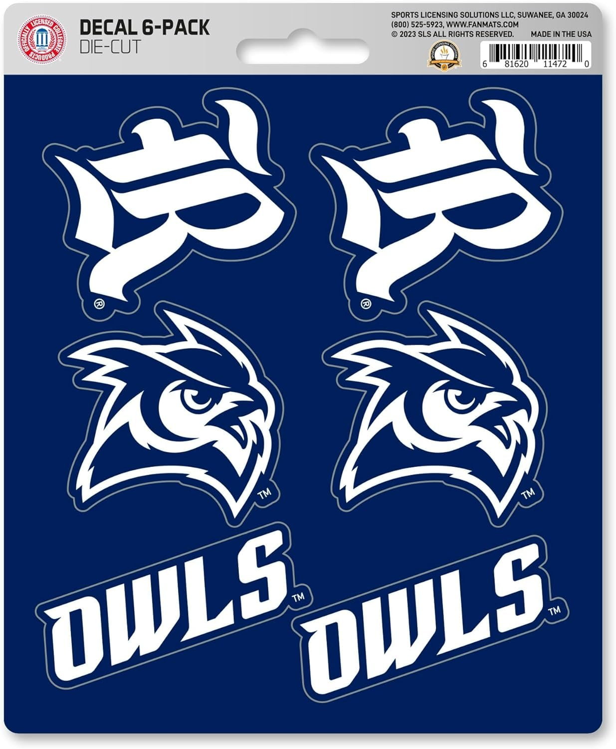 GRAPHICS & MORE Rice University Owls Logo Acrylic Christmas Tree Holiday Ornament