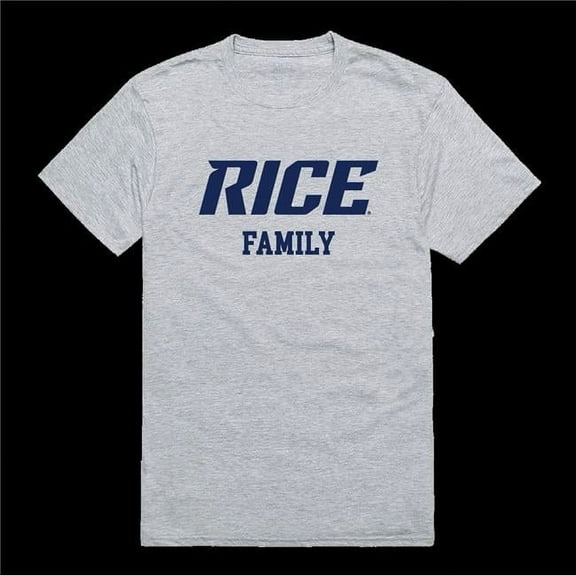 Rice University Owls Family T-Shirt, Heather Grey - Extra Large