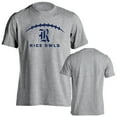 thumbnail image 1 of Rice University Owls Football Laces Out Football Logo Short Sleeve T-Shirt, 1 of 4