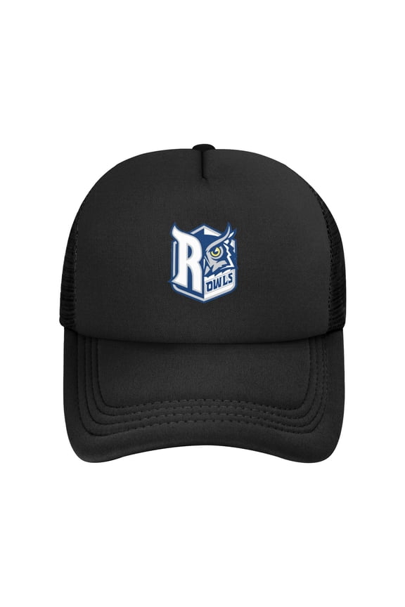 Rice University Solid Color Lightweight Adult Mesh Baseball Cap