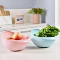 thumbnail image 1 of Rice Washer and Strainer Bowl, Food Grade Plastic with Fine Mesh, Washing Rice, Beans, Peas, Fruits, Vegetables, Leakproof, Easy to Use Kitchen Tool, 1 of 6