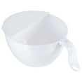 thumbnail image 1 of Unique Bargains Rice Washing Bowl PP Food Strainer Colander Drain Basket Wash Strainers White, 1 of 6