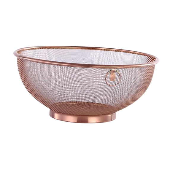 Rice Washing Colander Rice Washing Basket Cleaning with Handle Washing Strainer Basket Kitchen Supplies Draining Kitchen Colander Container pink