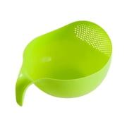 Rice Washing Sieve, Rice Rinser, Fruit Blue, Small, Green By Colanlan, Rice Washer Strainer Cleaning Kitchen Tools with Handle A