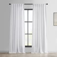 thumbnail image 1 of Rice White Heavy Faux Linen Curtain (1 Panel), Rice White, 50W X 84L, 1 of 8