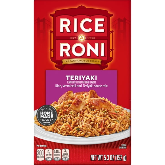 Rice A Roni Rice, Vermicelli Teriyaki, 5.3 oz