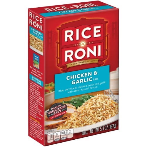 Rice-a-Roni Rice & Vermicelli Mix, Chicken & Garlic