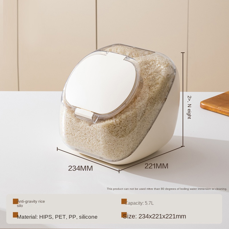 Medium Scale Rice Storage Rice storage tank household moisture-proof and insect-proof sealed ...