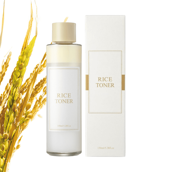Rice Milk Toner – Hydrating Rice Toner, Lightweight Rice Bran Facial Toner 5.28 Fl Oz
