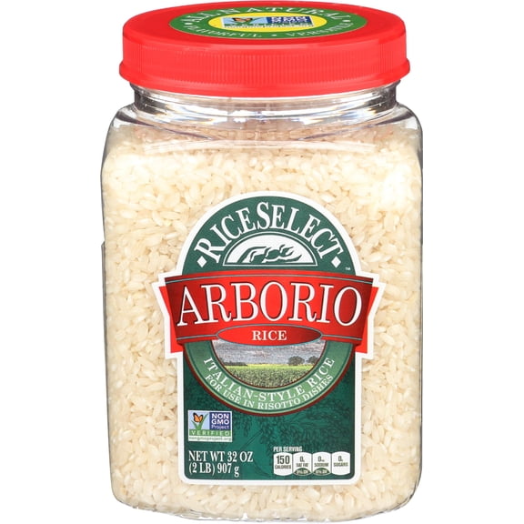 RiceSelect Arborio Rice Italian Risotto Gluten oz Jar Pack of 1
