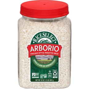 RiceSelect Arborio Rice, Italian-Style Rice for Risotto, 2 lb Jar