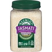 RiceSelect Jasmati Rice, American-Style Jasmine Rice, 2 lb Jar