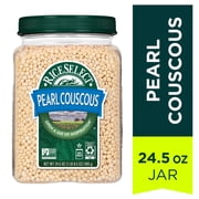 RiceSelect Premium Pearl Couscous, Toasted Israeli-Style Pasta, Non-GMO, 24.5 oz Jar