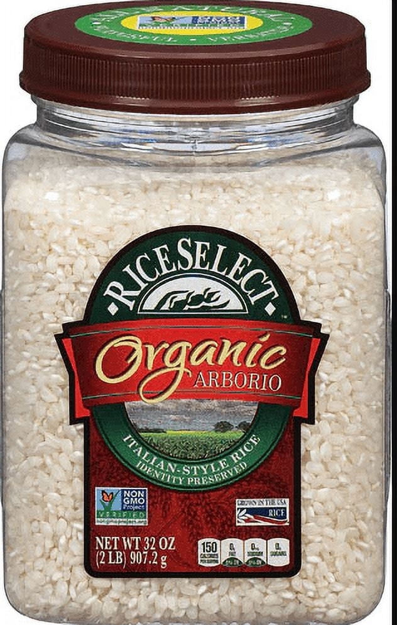 RiceSelectRice Select Organic Arborio Italian Style Rice 32 oz Pack of ...
