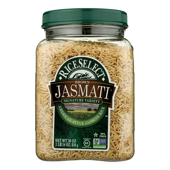 Riceselect Jasmine Brown Rice 30 oz (Pack Of 4)