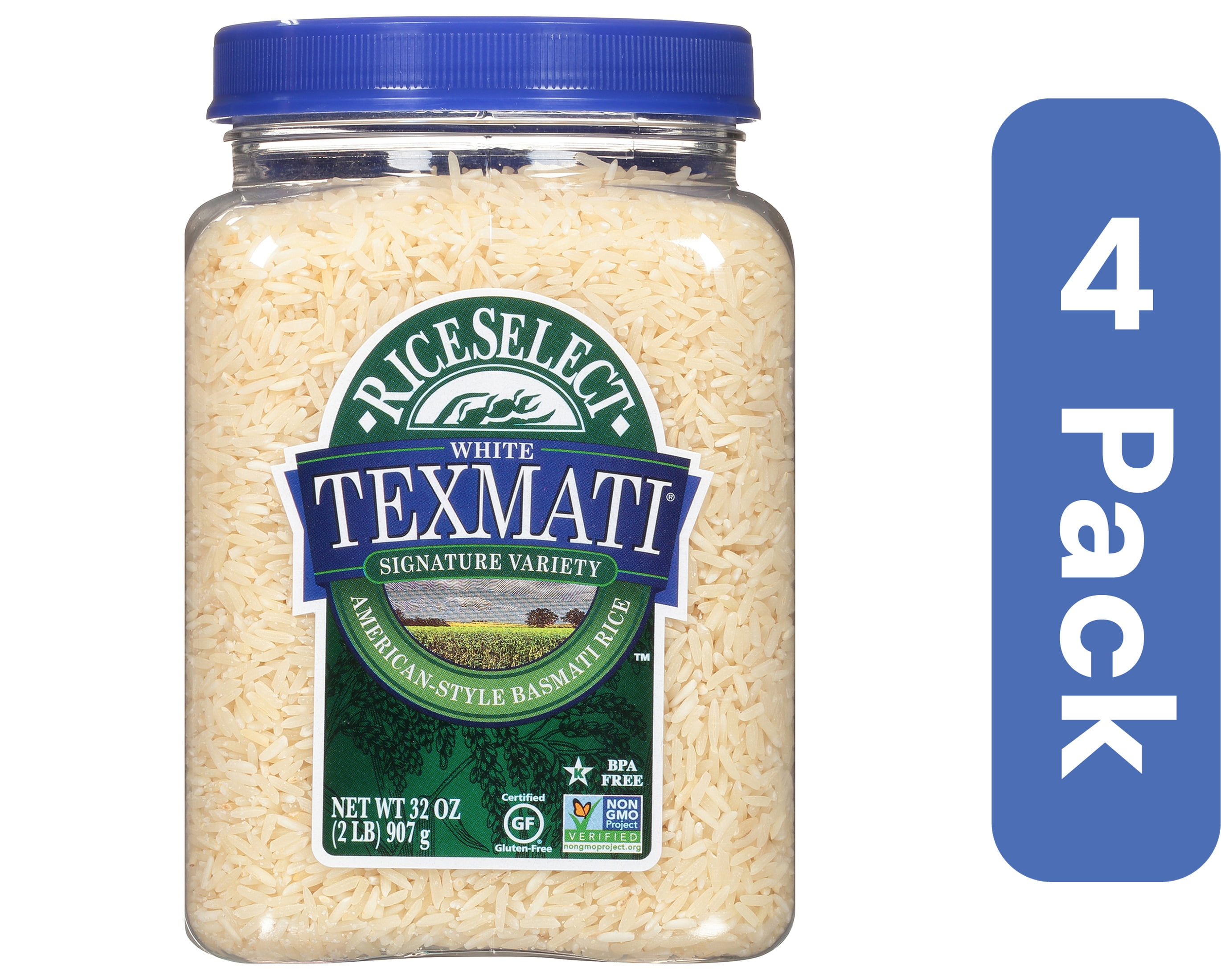 Riceselect Texmati White Rice 32 oz (Pack Of 4)