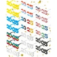 Riceshoot 20 Pairs 2025 STF9 New Years Eyeglasses 2025 Graduation Glasses 2025 New Years Eve