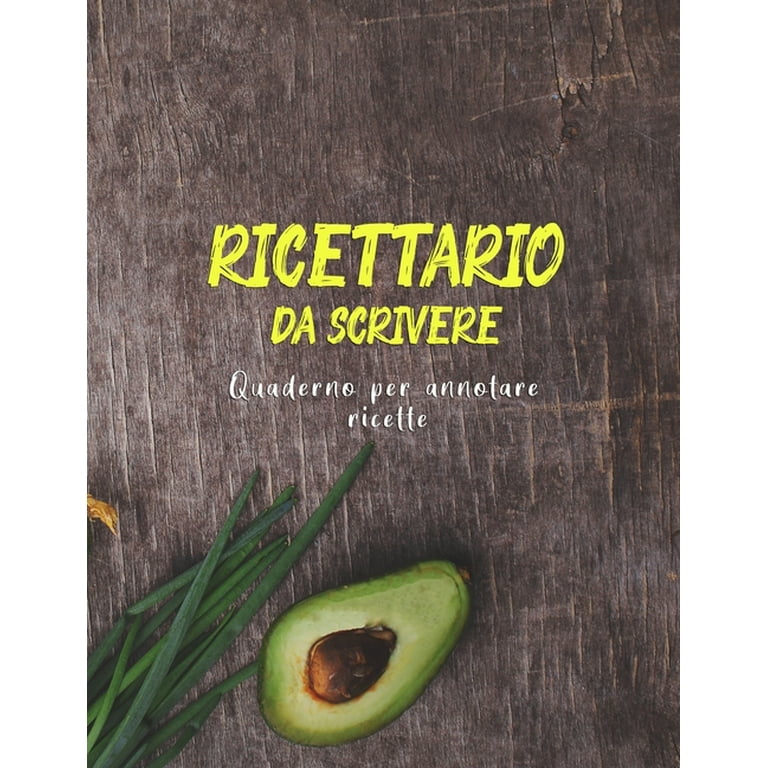 Ricettario - notebook per ricette