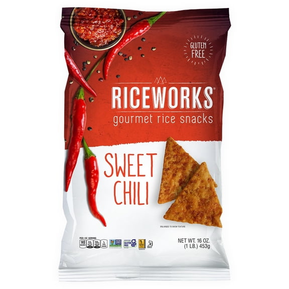 Riceworks Sweet Chili Rice Snack Chips, 16 oz.