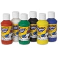 thumbnail image 1 of Rich Art Clean Color Washable Tempera Paint Set - Primary Colors, Set of 6, 4 oz bottles, 1 of 4