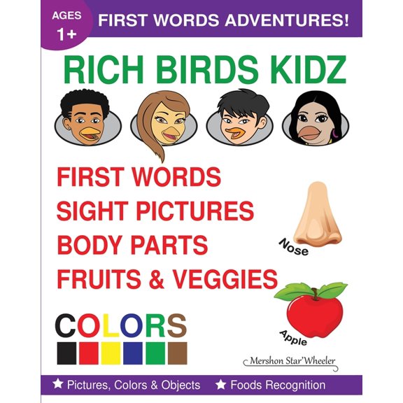 Rich Birds Kidz First Words Adventures!, (Paperback)