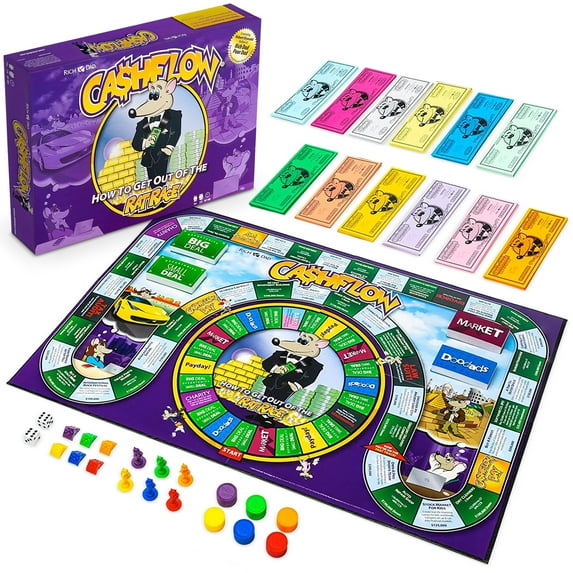 Rich Dad CASHFLOW Educational Board Game for Learning Financial Business