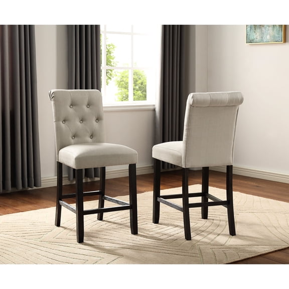 Rich Espresso Legs Finish / Set of 2 for Counter Seating