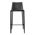 thumbnail image 1 of Rich Faux Leather Bar Stool, Black, 1 of 1