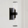 Rich Finishes Hammered Clear Glass Shades Candelabra Sconce,Wall