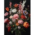 thumbnail image 1 of Rich Floral Arrangement Canvas Print, Ideal for Living Room, Bedroom, Dining Room, Office, Hallway Wall Art, 1 of 8