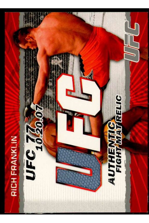 Rich Franklin Card 2009 Topps UFC Fight Mat Relics #FMRF