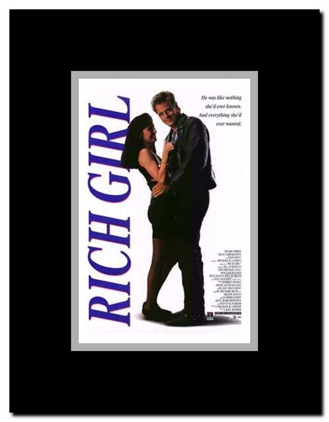 Rich Girl Framed Movie Poster