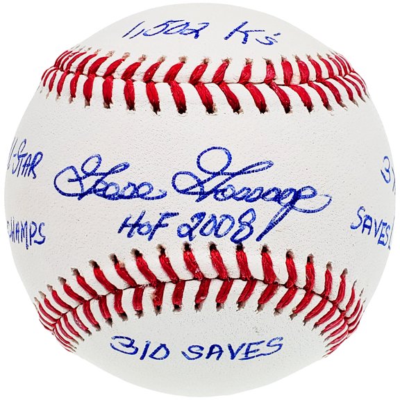 Rich "Goose" Gossage Autographed Official MLB Baseball St. Louis Cardinals With 6 Stats Beckett BAS QR 196547