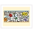thumbnail image 1 of Rich Harbor (Picture of a Journey) - From an Original Cubism Abstract Painting by Paul Klee c.1938 - Fine Art Matte Paper Print (Unframed) 18x24in, 1 of 4
