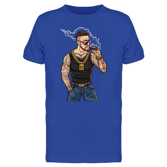Rich Hipster T-Shirt Men -Image by Shutterstock, Male Medium