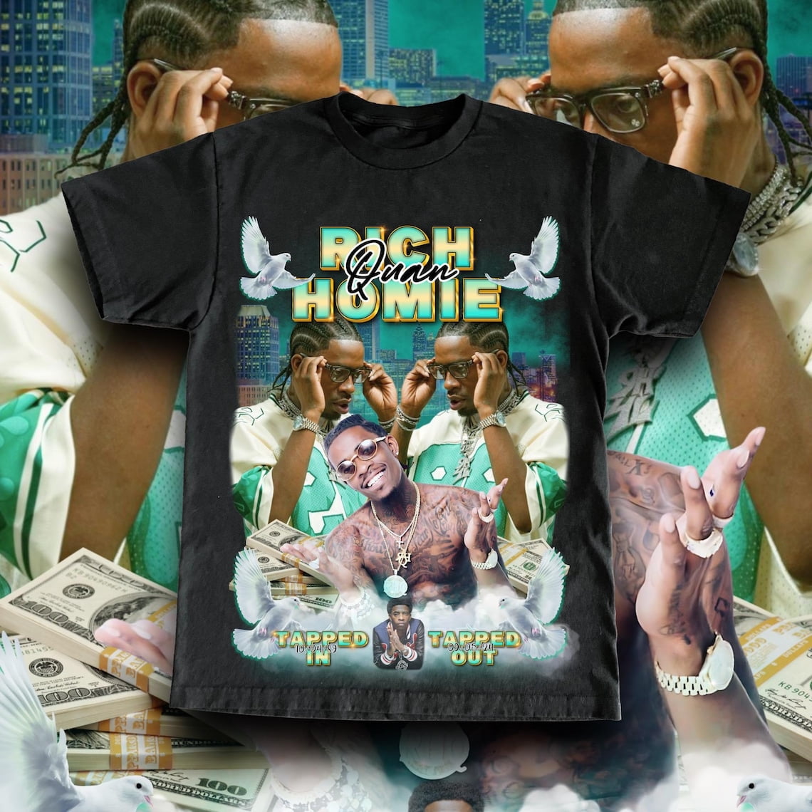 Rich Homie Quan Memorial Shirt, Rip Rich Homie Quan 2024 Shirt ... Rich Homie Quan funeral Rich Homie Quan Memorial Shirt, Rip Rich Homie Quan 2024 Shirt ...
